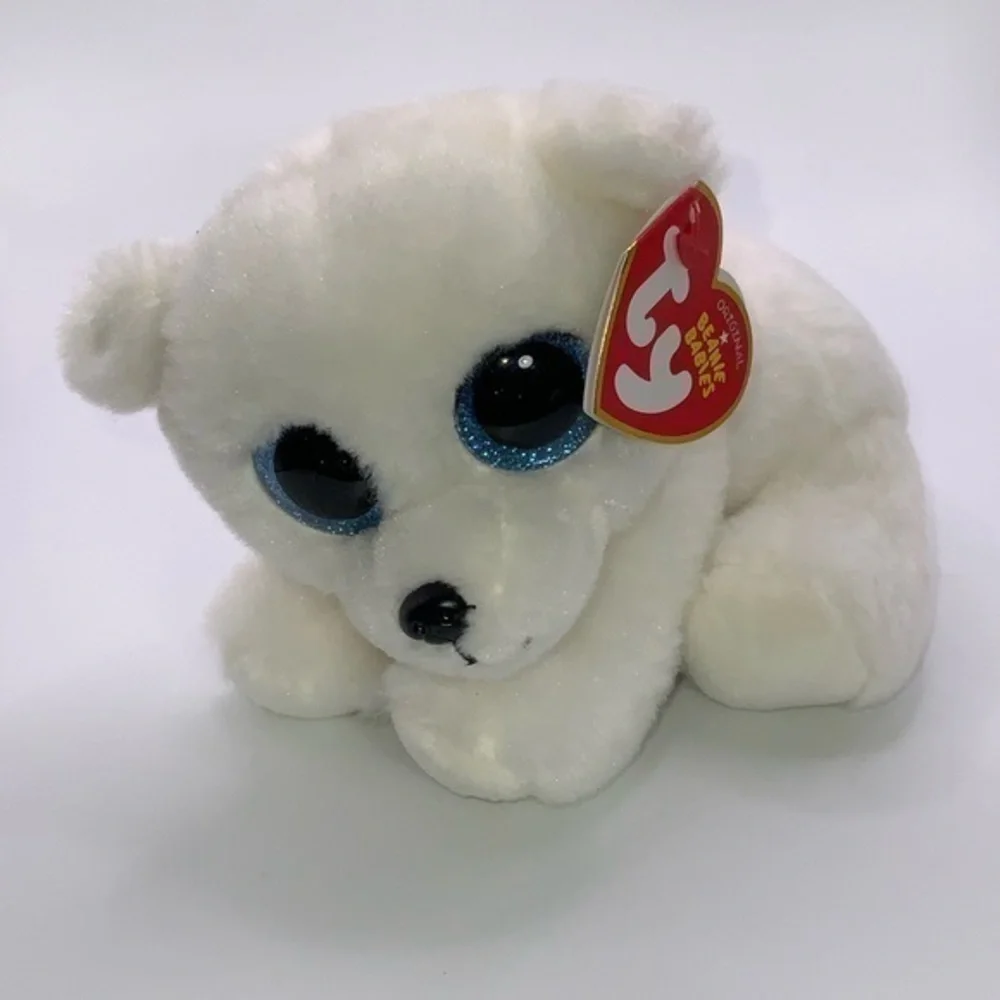 TY Beanie Babies - Ari the Polar Bear Small 6